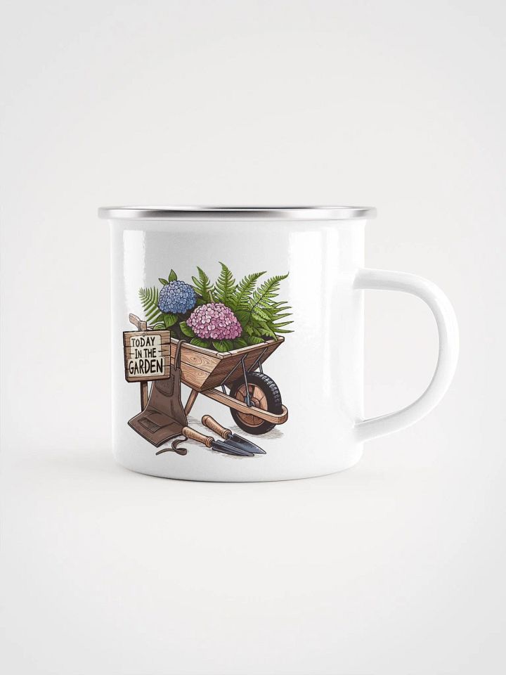 Today in the Garden enamel mug! product image (2)