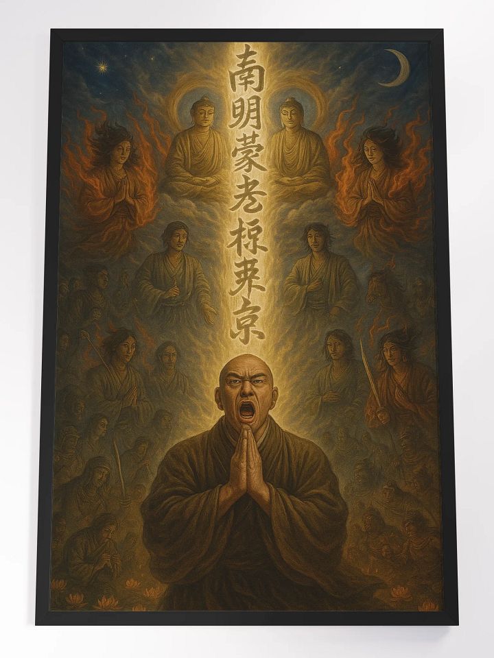 Nichiren Daishonin's Roar of the Mystic Law 'Nam Myoho Renge Kyo' – Nichiren Buddhist Wall Art product image (2)