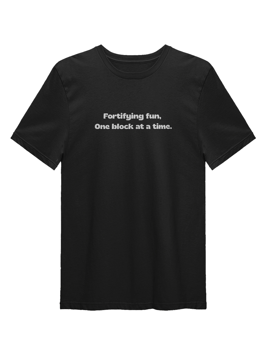 Minefort “One Block at a Time” T-Shirt – Black product image (1)