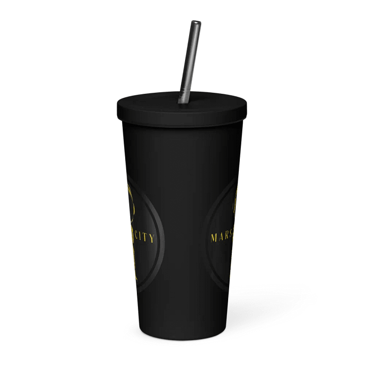 MARS CITY ALL GOLD ASTRONAUT TUMBLER product image (2)