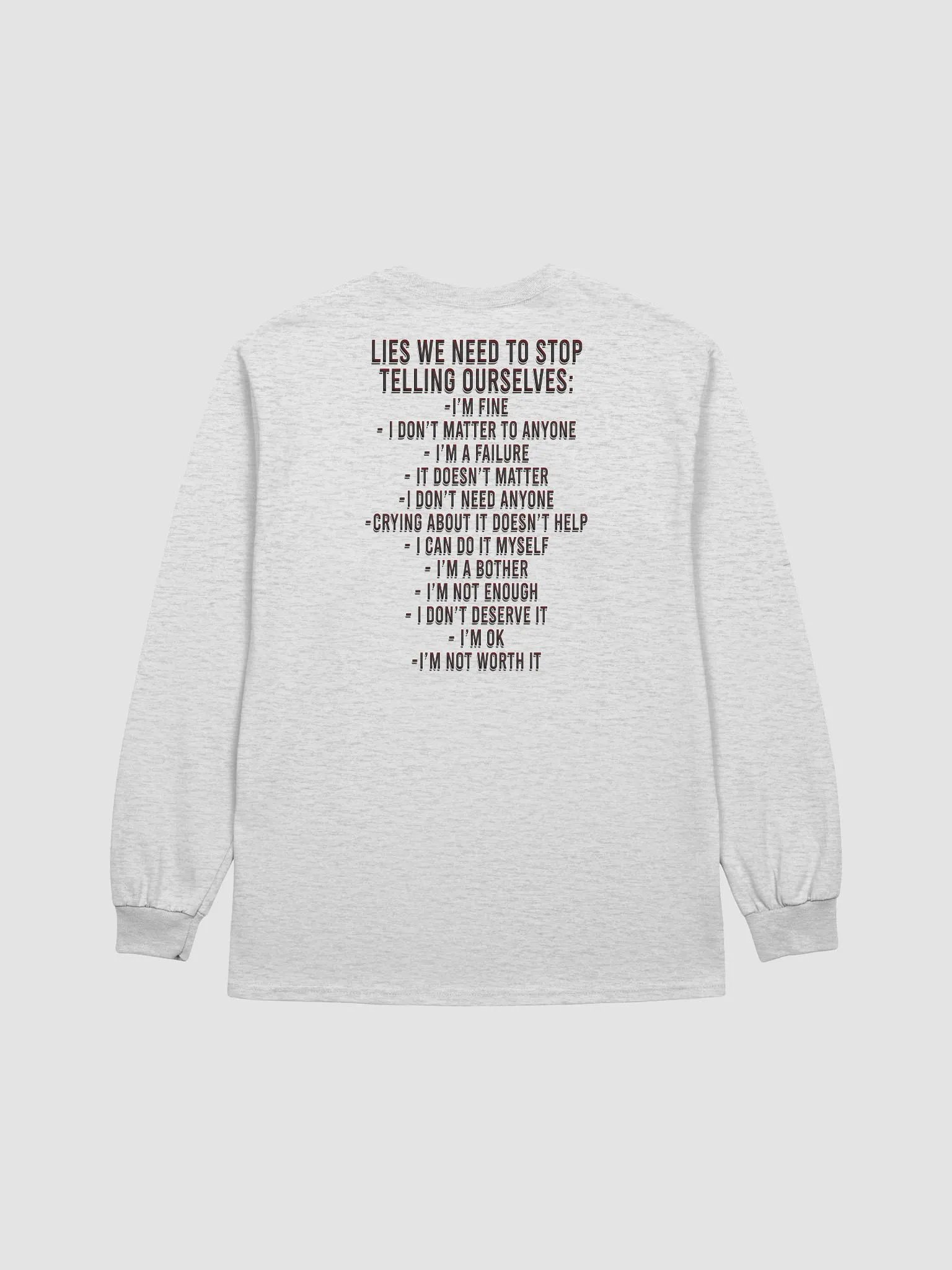 Positivity Lies - Long Sleeve Tee product image (40)