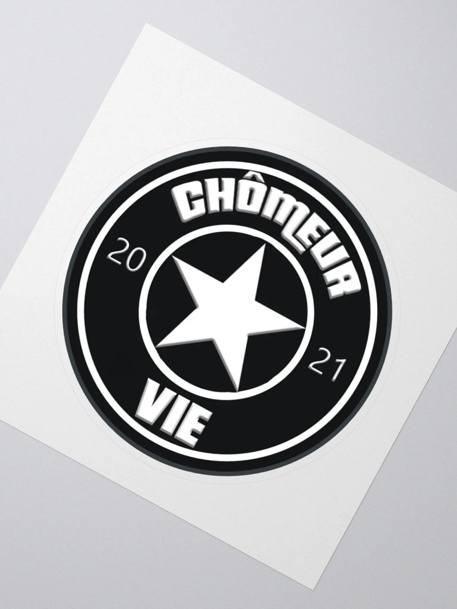 STICKER CHÔMEUR VIE product image (2)
