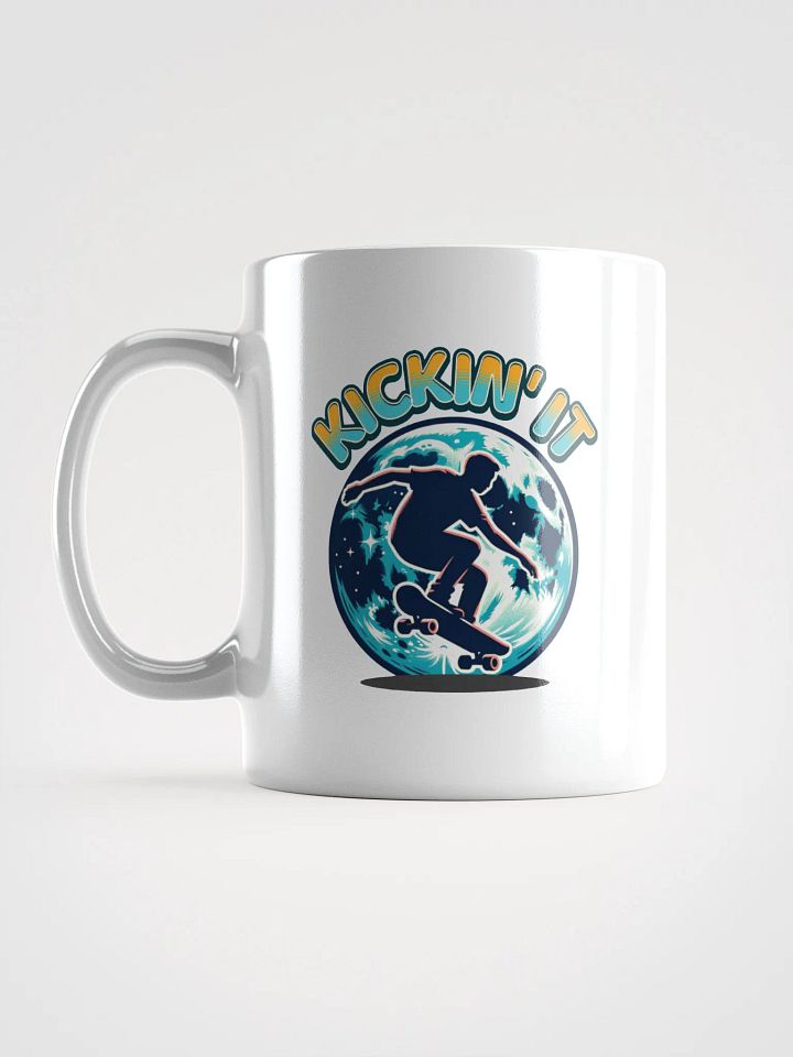 Kickin It Skateboarder Full Moon Mug product image (1)