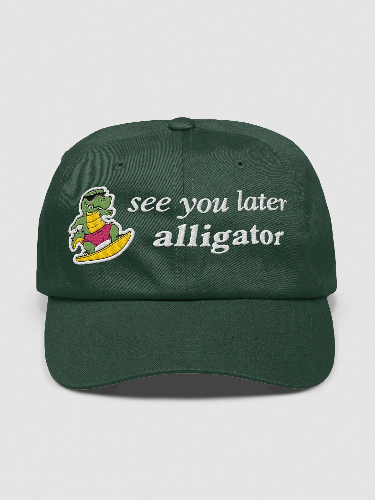 see you later alligator cap / hat - 100% cotton product image (6)