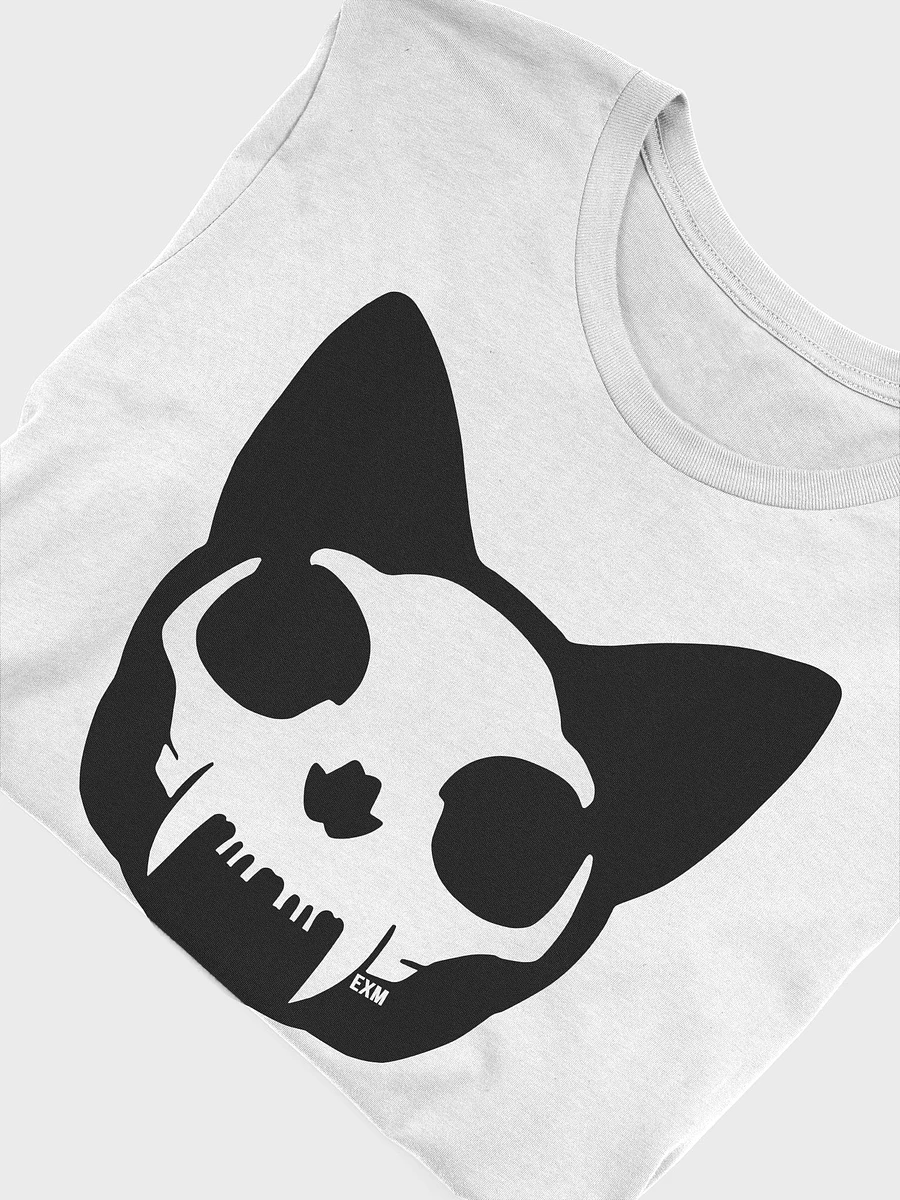 Cat Skull (Black on White - Bella) product image (4)
