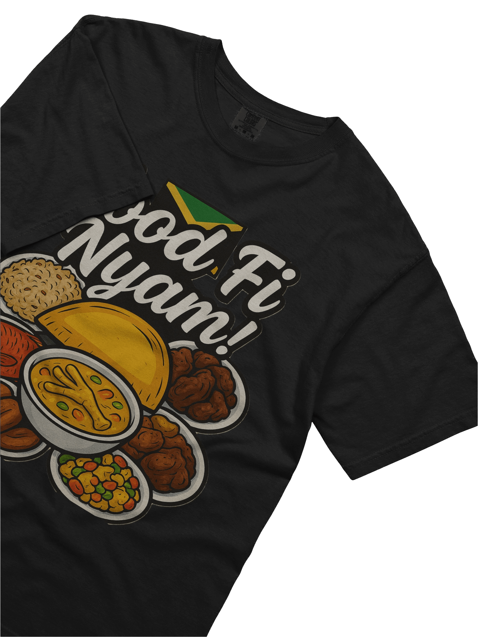 Food Fi Nyam! Illustrated Cotton T-Shirt product image (39)
