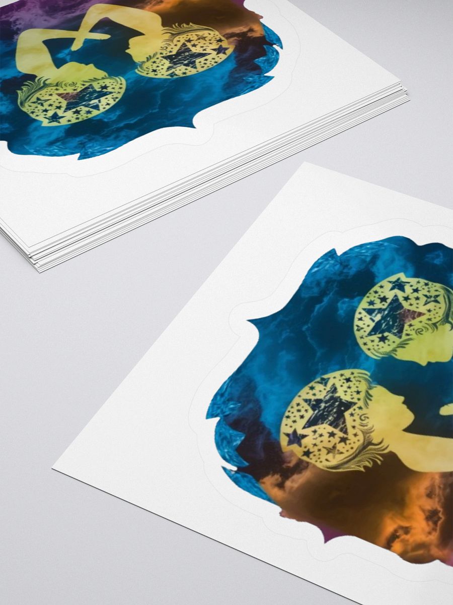 Gemini Celestial Kiss-Cut Sticker product image (10)