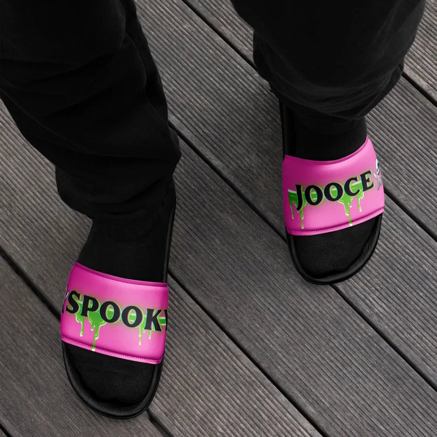SPOOKY JOOCE Men's Slidez - Light Pink product image (7)