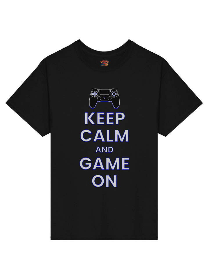 KEEP CALM AND GAME ON PS T-SHIRT product image (1)