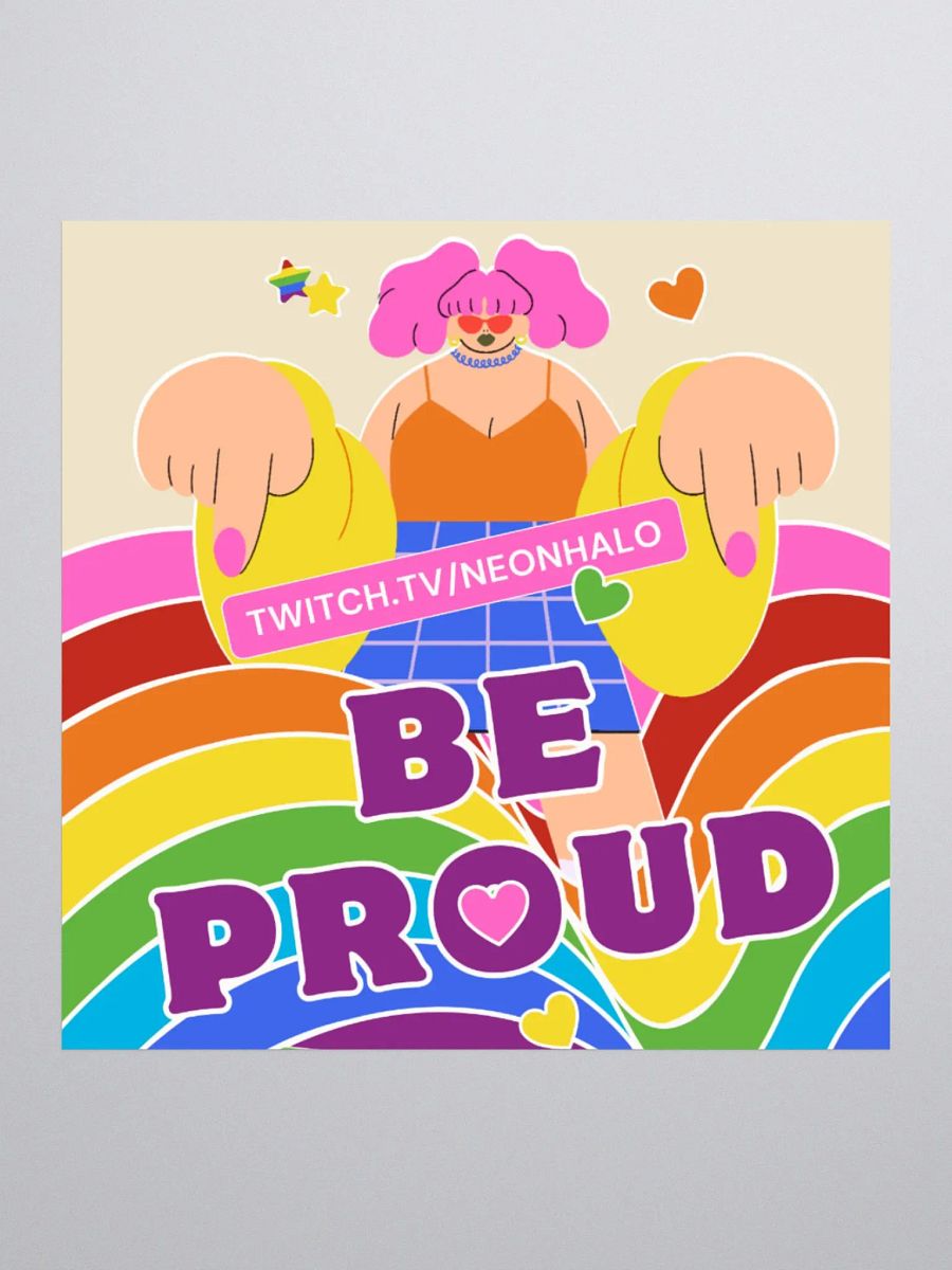 Be Proud Sticker product image (1)