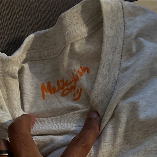 It’s on the inside in case you forget who made it