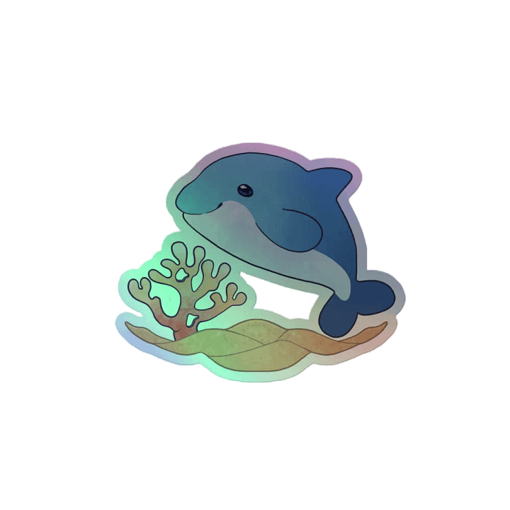 Chibi Dolphin Sticker! product image (2)