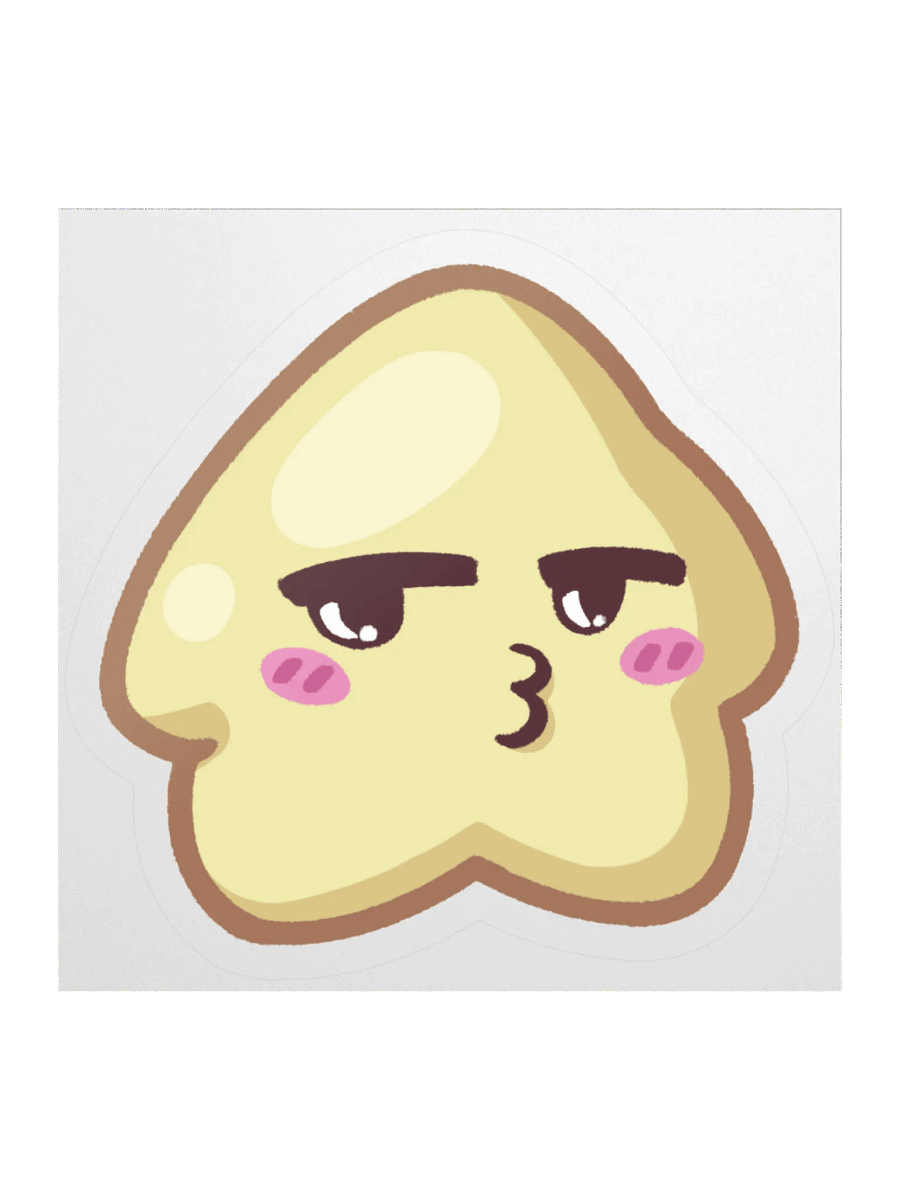 Pouting Star Sticker product image (1)