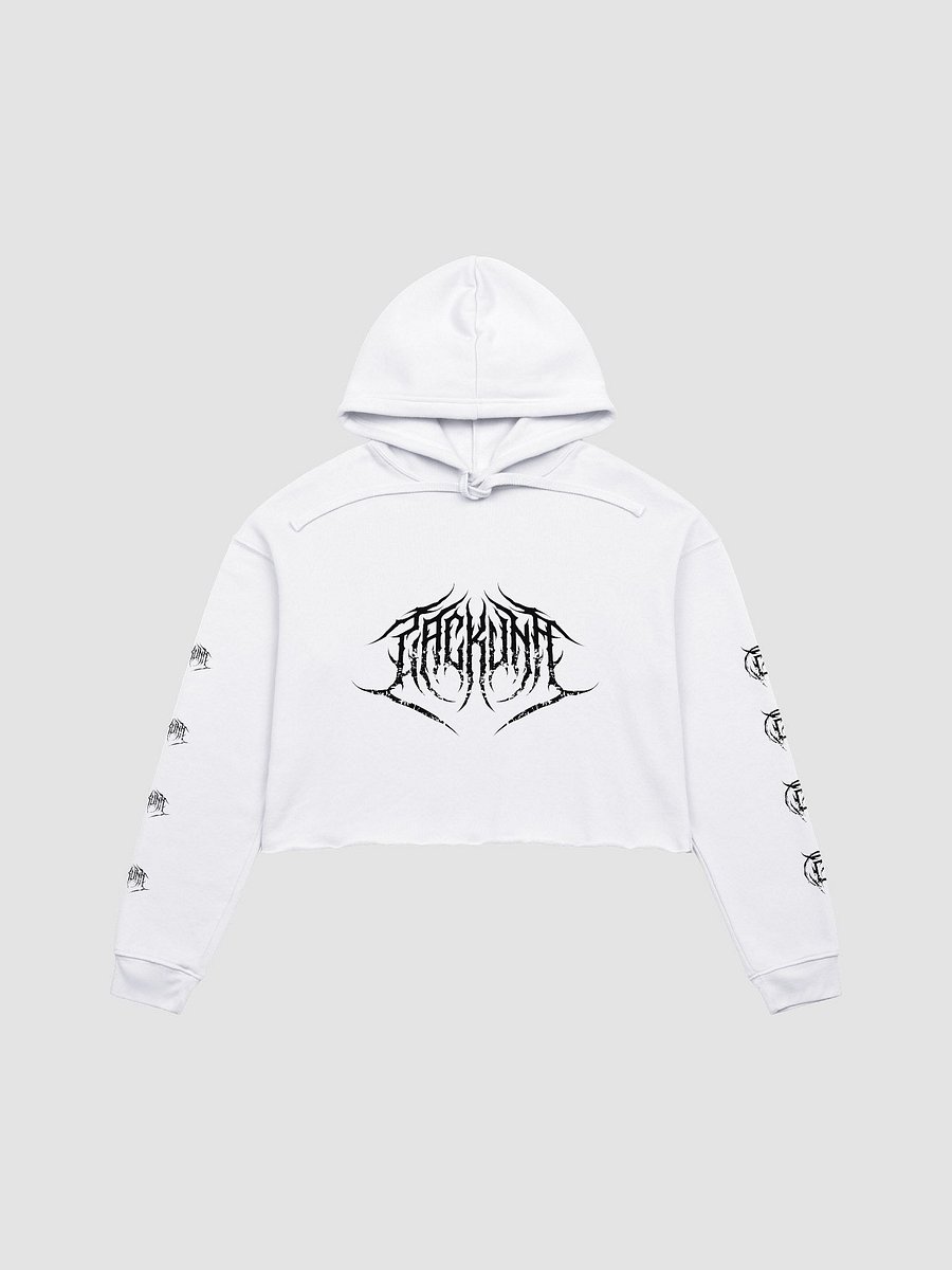 Zackuna Crop Hoodie (White) product image (1)