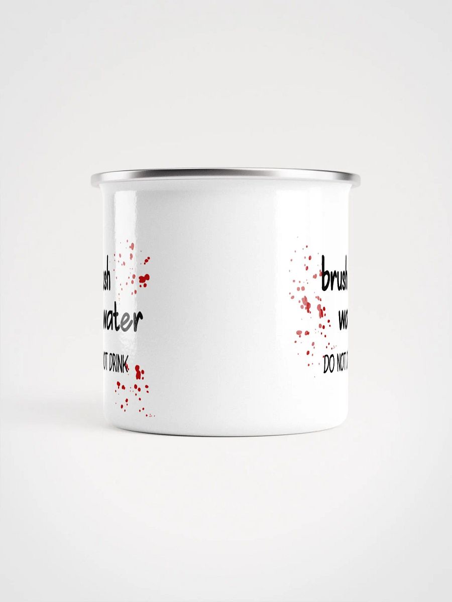 Brush Cleaning Enamel Mug product image (5)