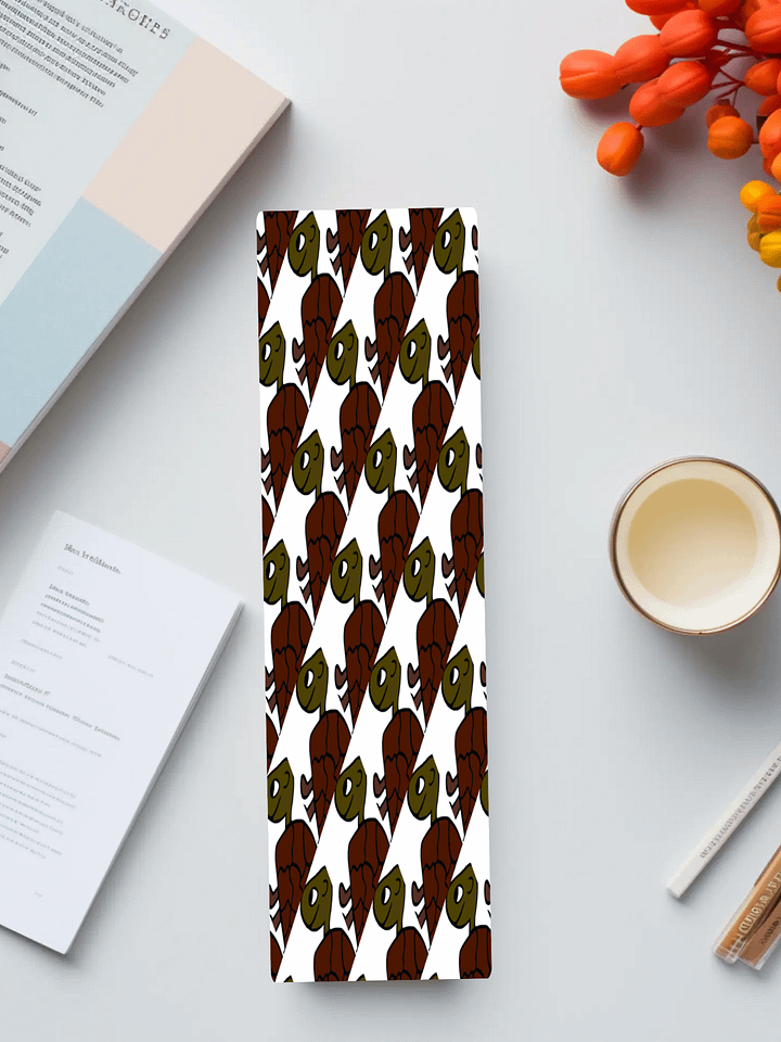 Cute Cartoon Tortoise Pattern Laminated Bookmark with Tassel for the Reptile Loving Book Reader in Your Life product image (1)