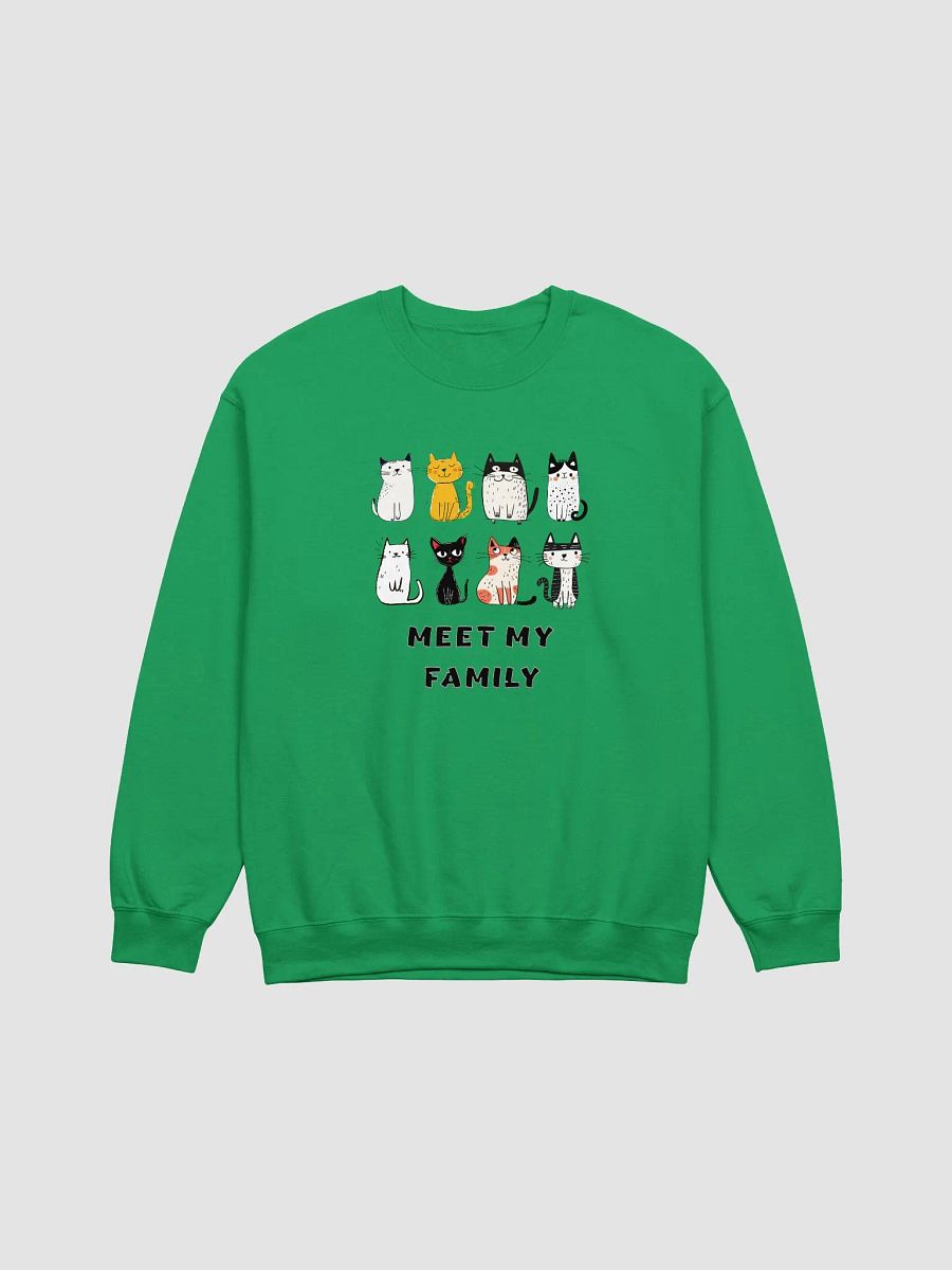 Whimsical Cats Crewneck Sweatshirt product image (2)