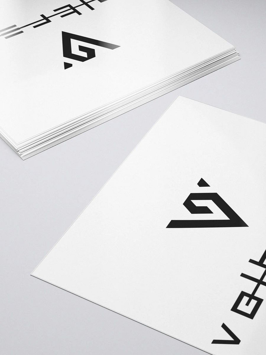 White logo Sticker product image (5)