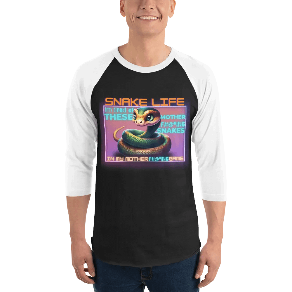 snake life men's 2 tone shirt product image (13)