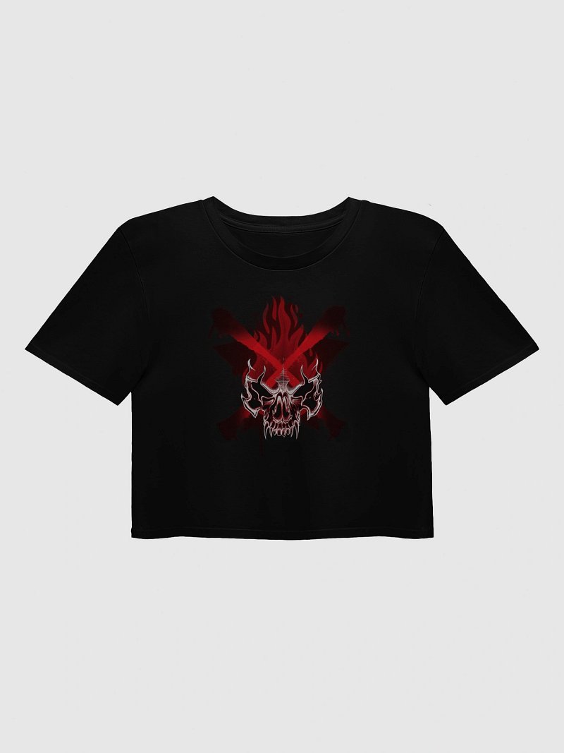Inferno Skull Women's Crop Top