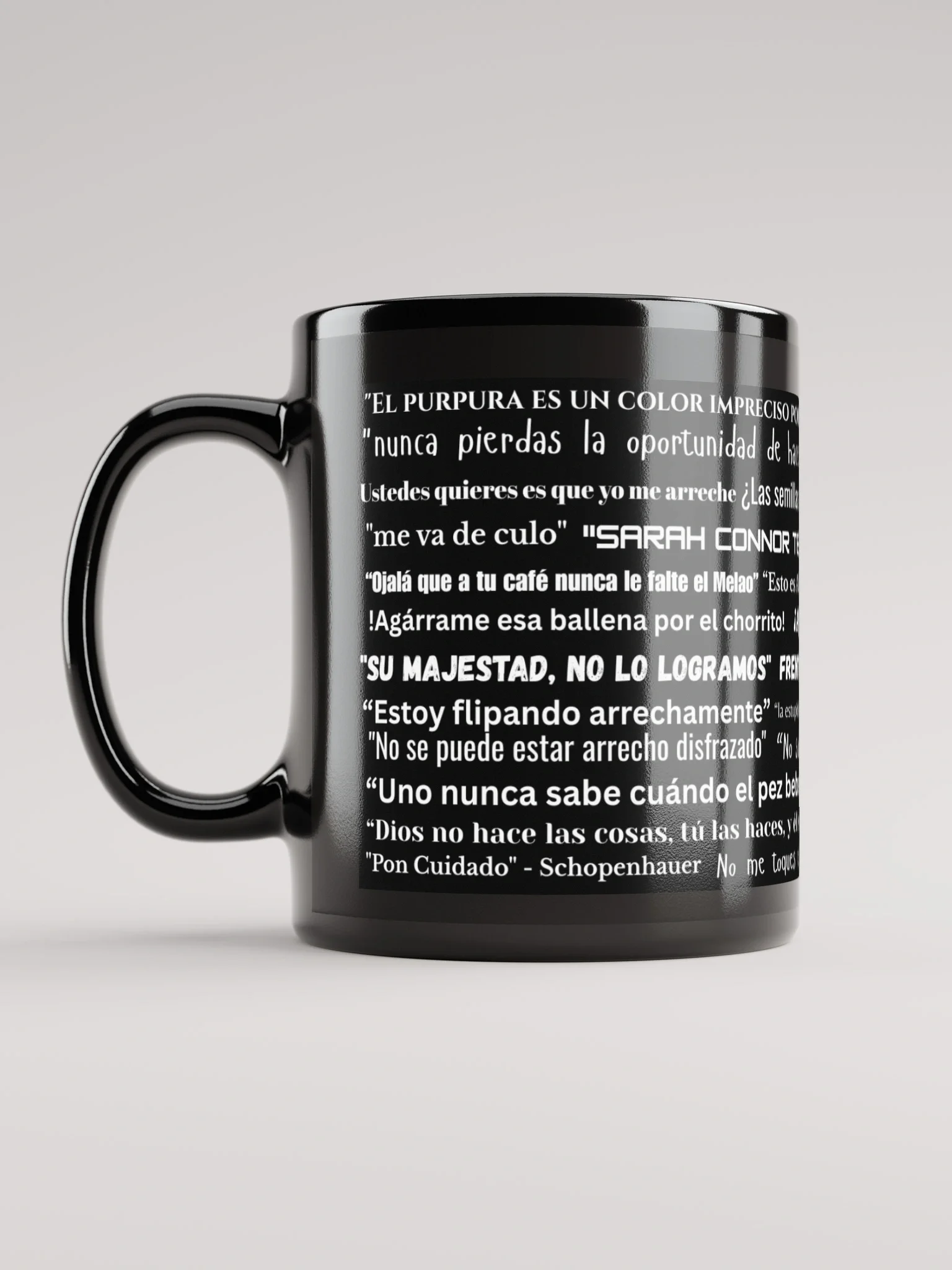 La taza Negra de frases product image (12)