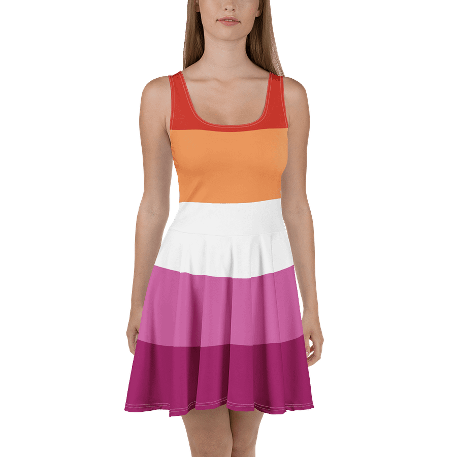 Lesbian Pride Flag Skater Dress product image (2)