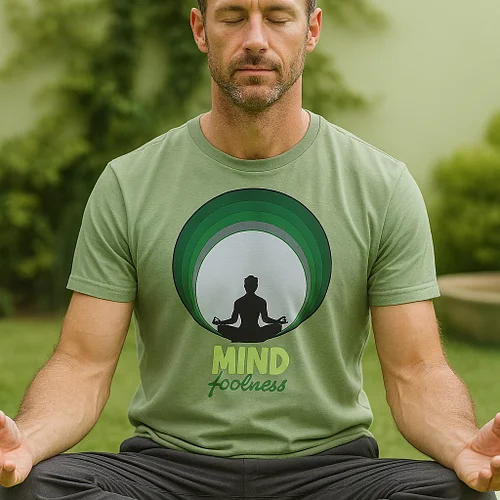 🧘‍♀️ Mindfulness... or just a little MIND Foolness?
Finding peace one breath (and one pun) at a time.
This tee’s got good vib...