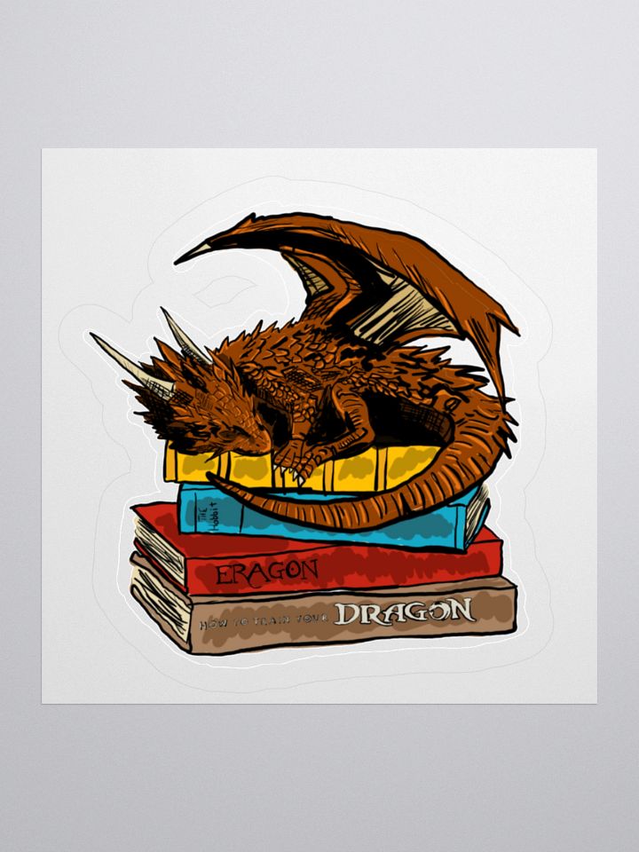 Sleepy Book Dragon product image (1)