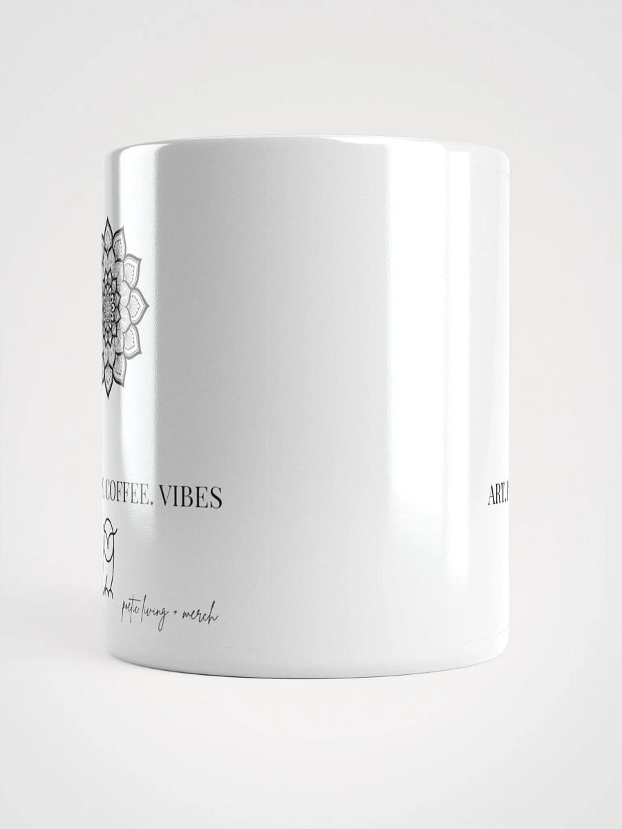 art poetry coffee vibes - minimalist mug product image (5)