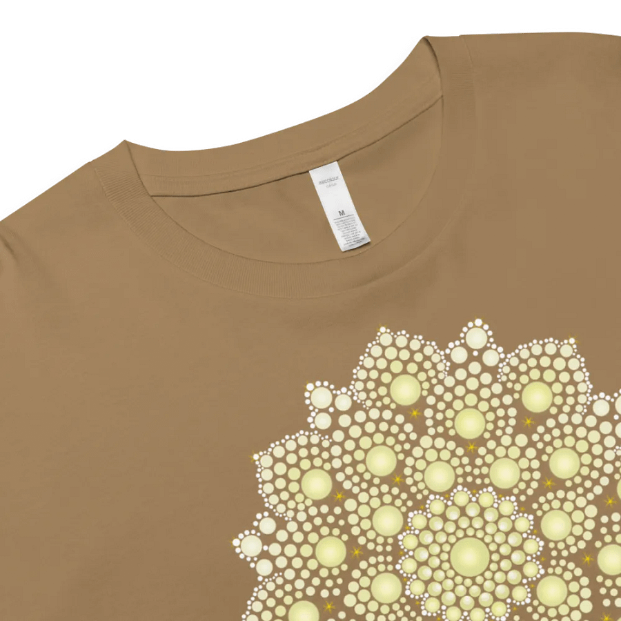 Yellow Dot Mandala Women's Crop Top product image (4)