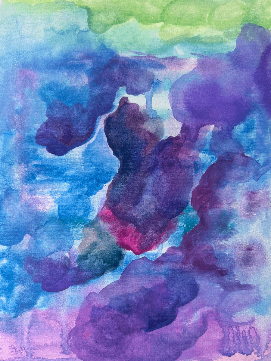 Bluesy Watercolor Shirt product image (5)