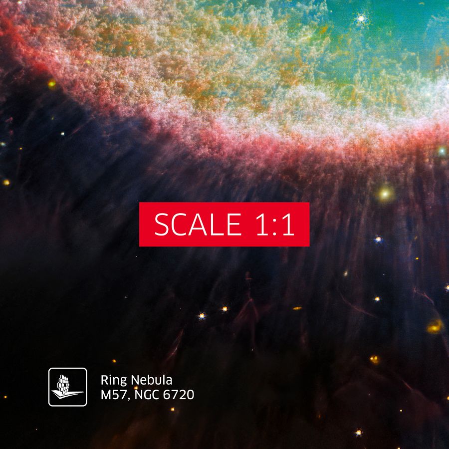 Ring Nebula (NIRCam Image), M57, NGC 6720 (James Webb/JWST) — space poster product image (5)