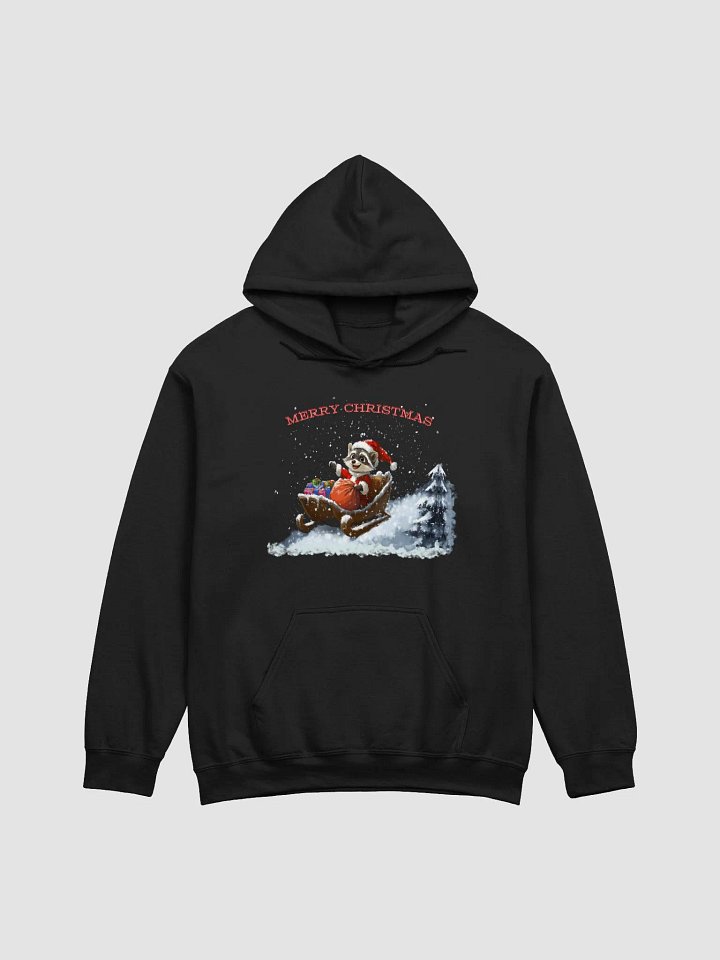 Santa Raccoon Christmas Hoodie product image (1)