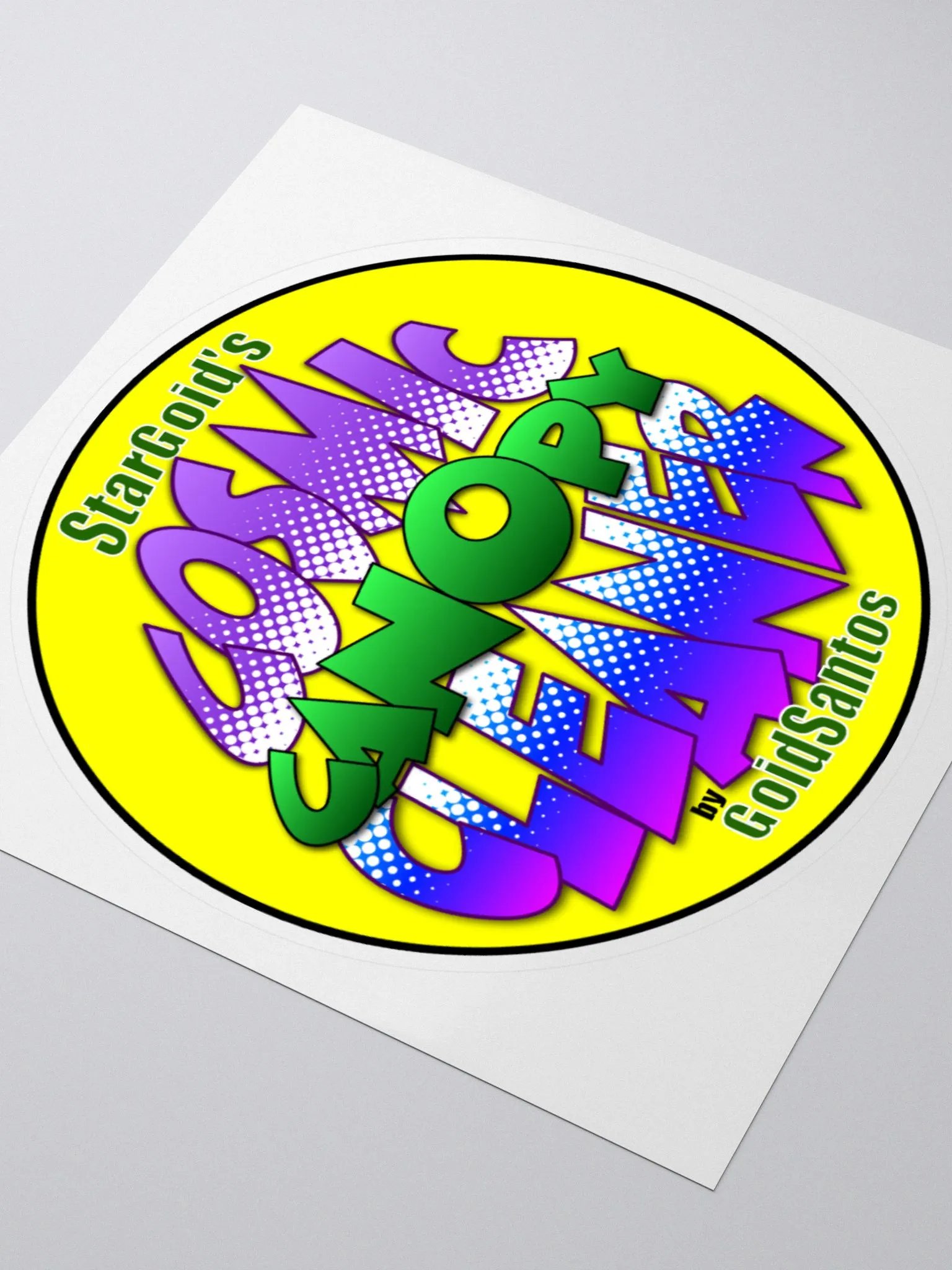 Cosmic Canopy Cleaner Sticker product image (3)