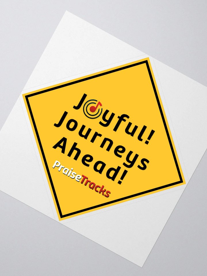 Joyful Journeys Ahead - Large Sticker product image (2)
