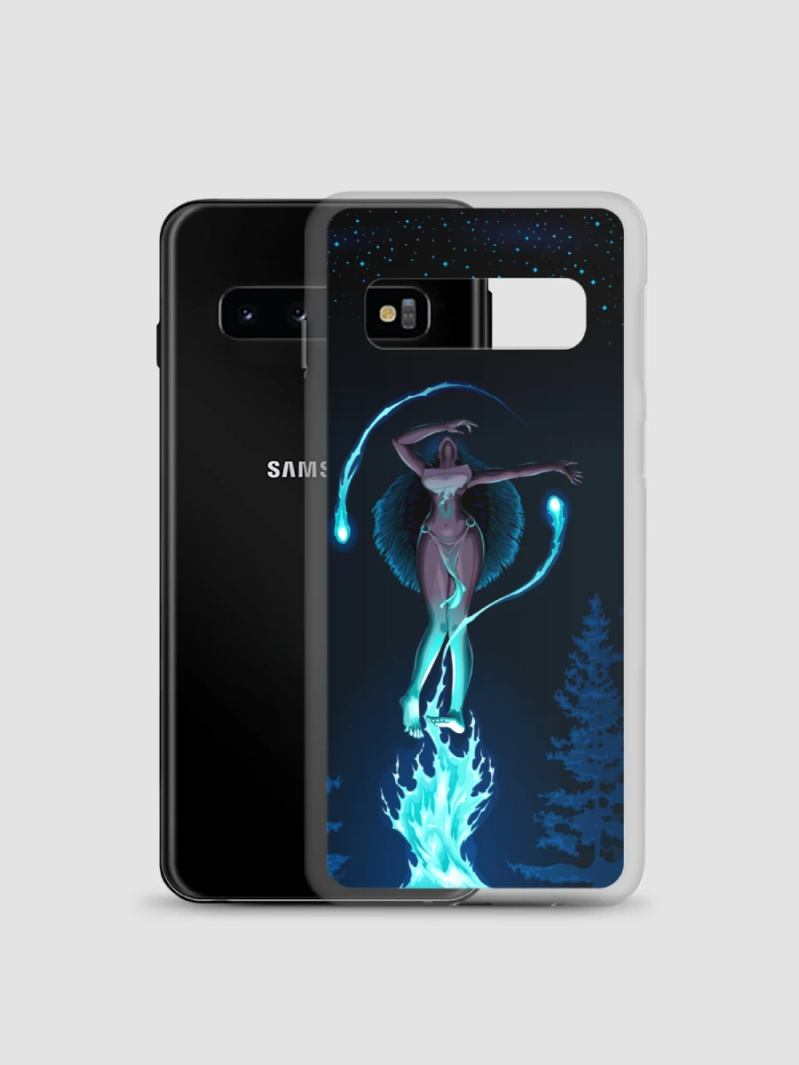Anime Tribal Girl Phone Case: Enchanting Forest Flames for Samsung product image (2)