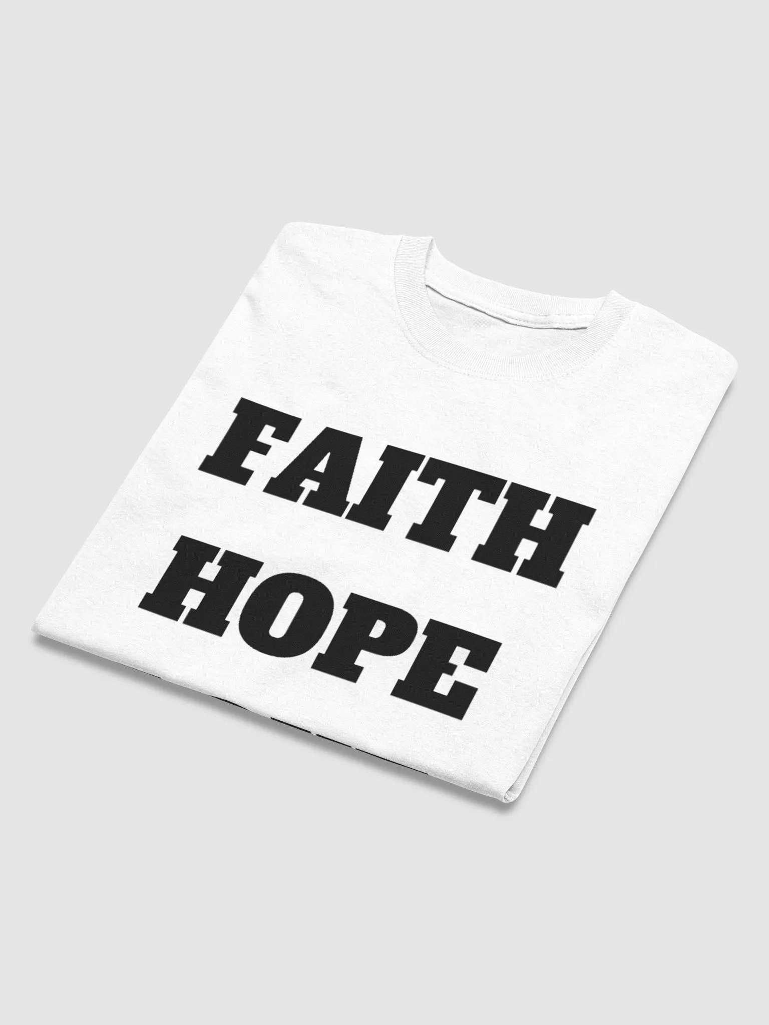 FAITH HOPE LOVE T-SHIRT product image (3)
