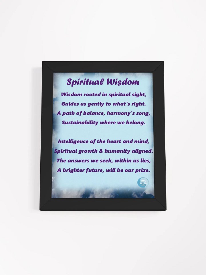 Spiritual Wisdom - Framed Poster product image (1)