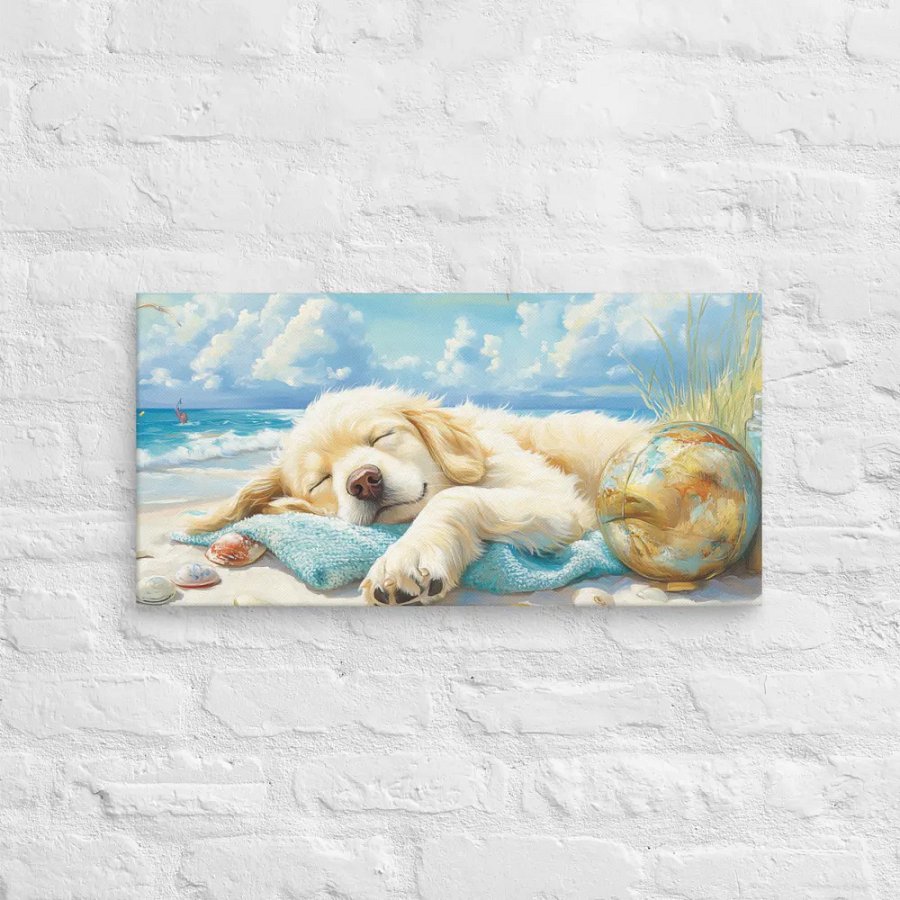 Beachside Bliss - Wrapped Canvas Landscape Print product image (2)