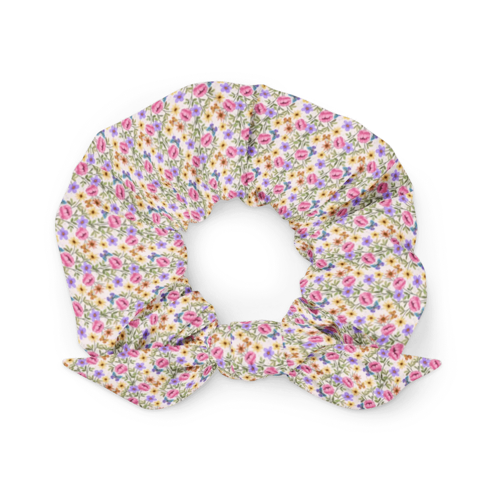 Vibrant Floral Scrunchie product image (2)