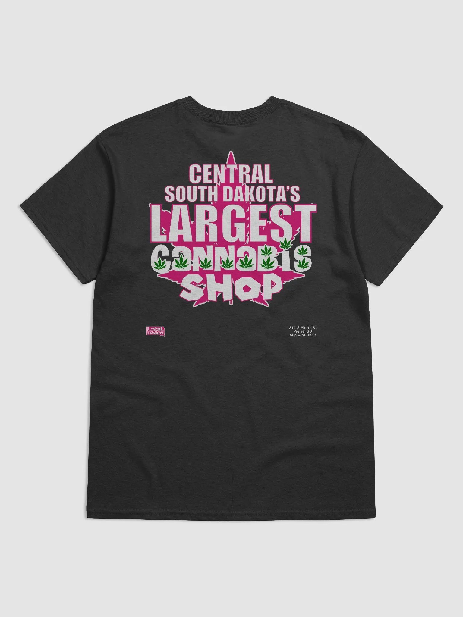 HQ605 Pink Logo w/Back T-Shirt product image (2)
