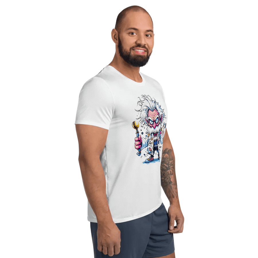 Mad Scientist Unleashed All-Over Print Athletic Tee product image (6)