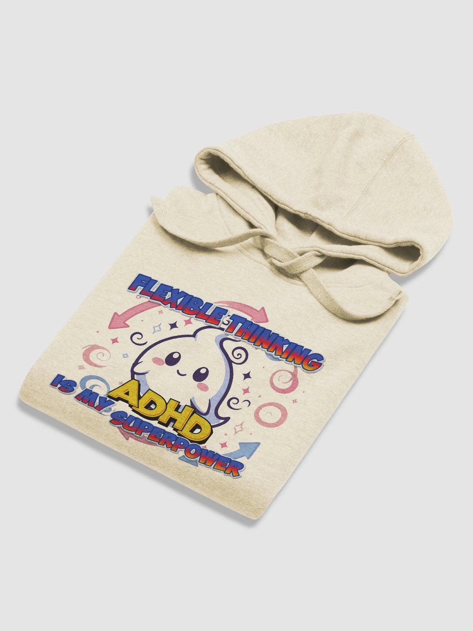 ADHD Flexible Thinking Cotton Heritage Unisex Premium Hoodie product image (42)