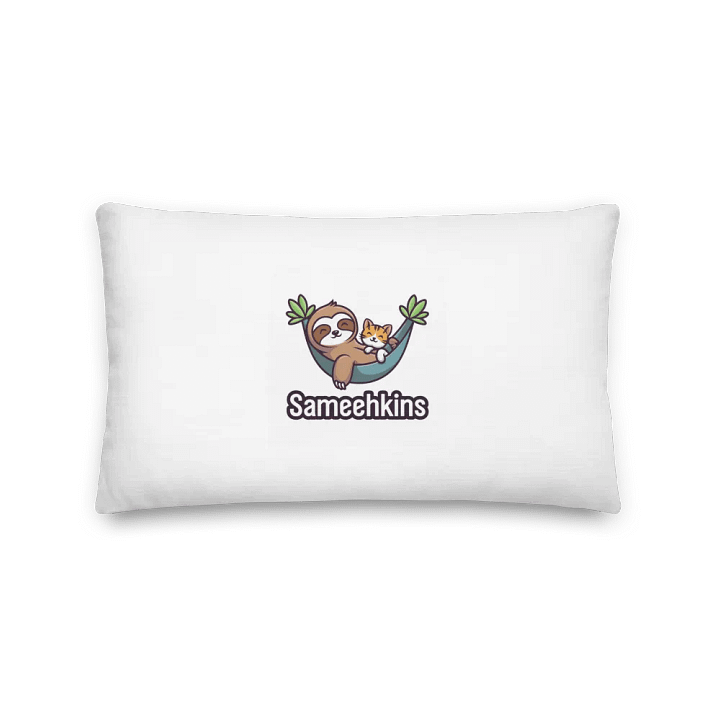Sloth & Cat Cozy Hammock Premium Pillow product image (5)