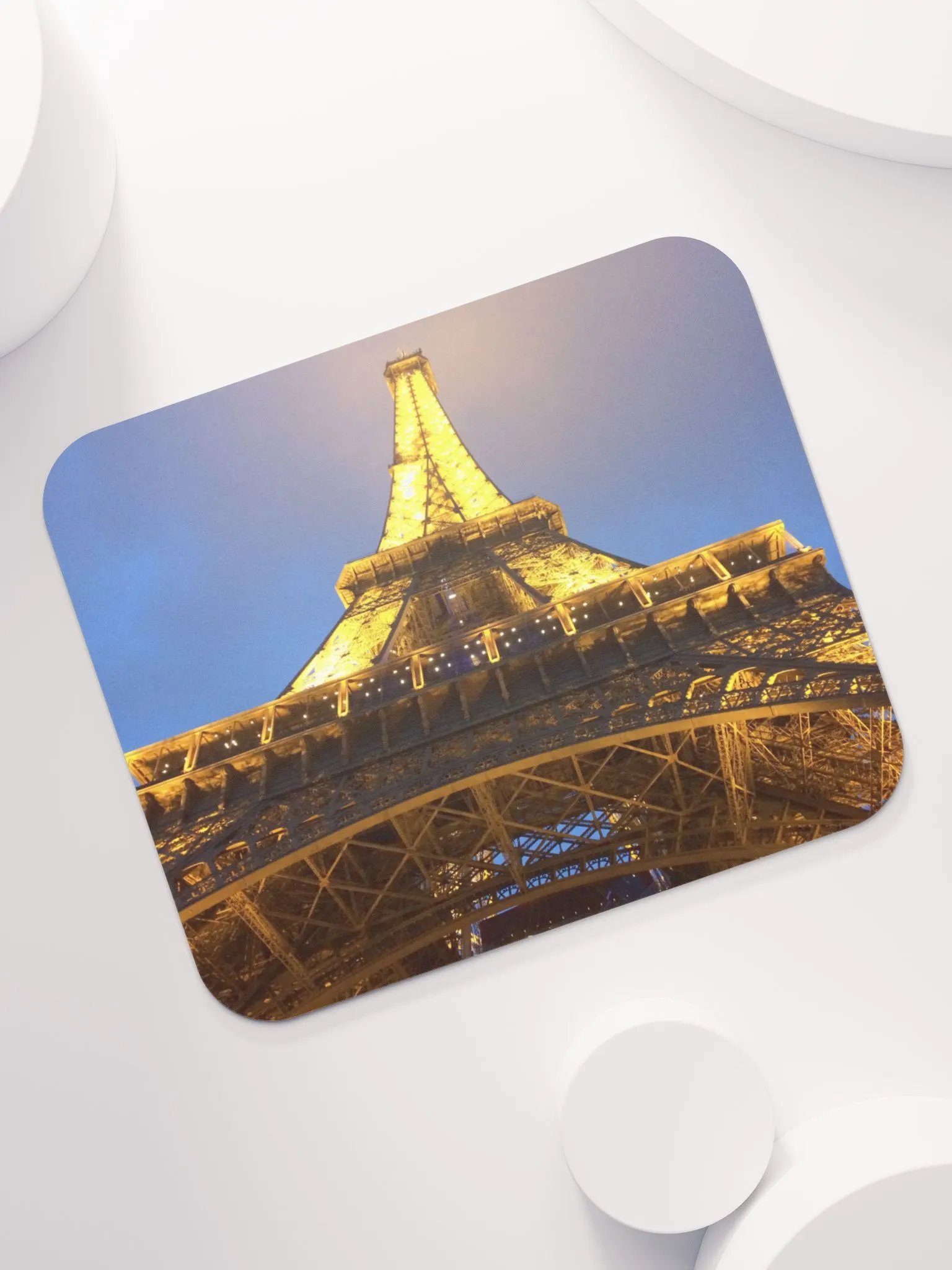 Illuminated Eiffel Tower Mouse Pad product image (2)