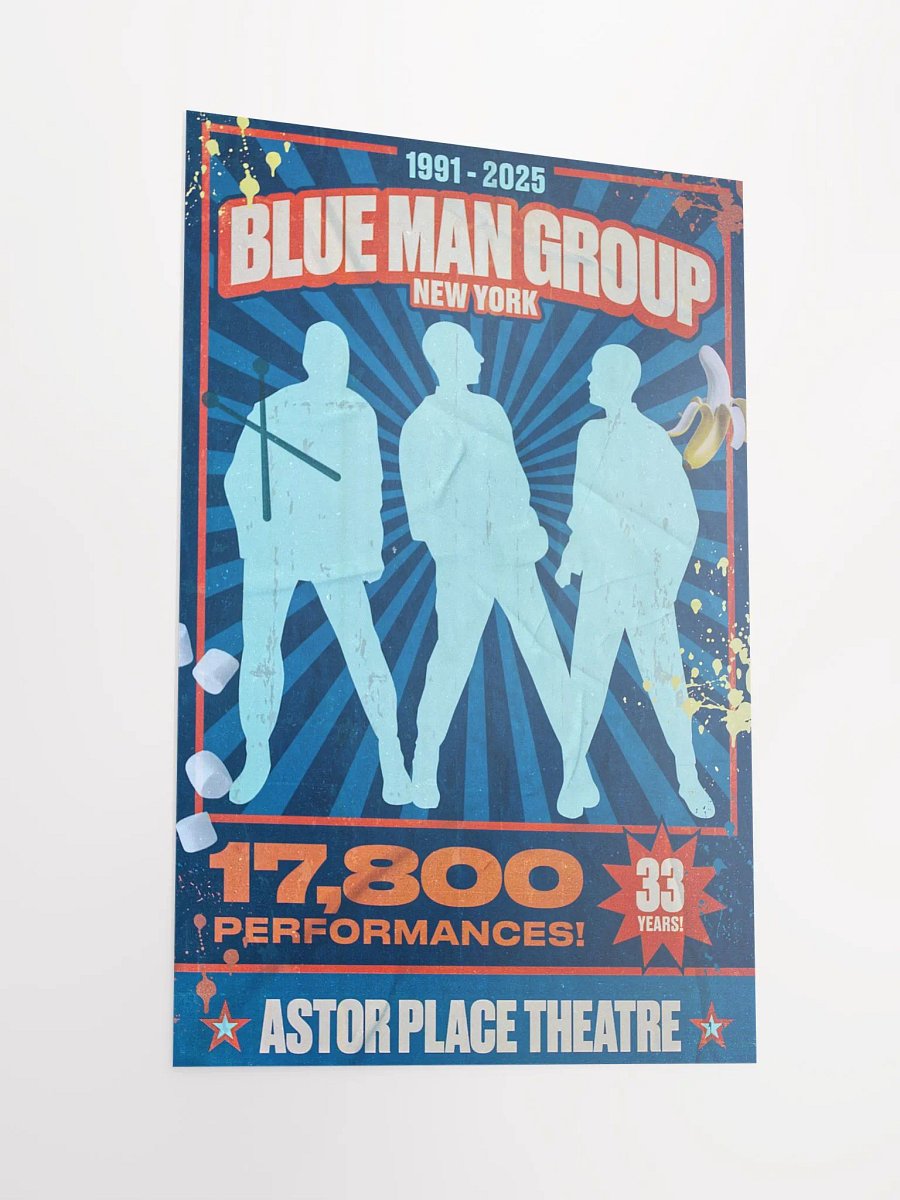 Astor Place Theatre Celebrating 33 Years 1991-2025 12x18 Art Print product image (2)