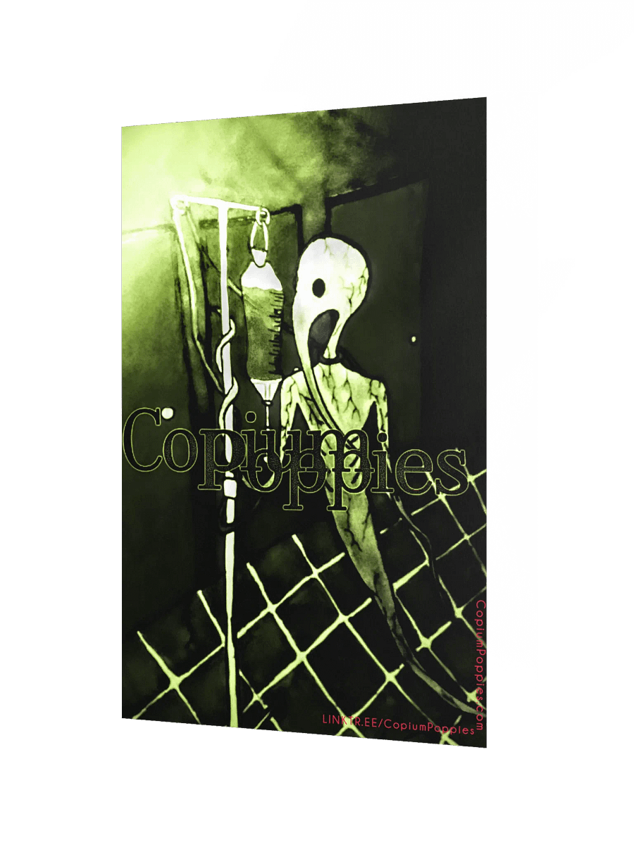 Copium Poppies - "Dmitry's Curse" Poster (Green Variant) product image (2)
