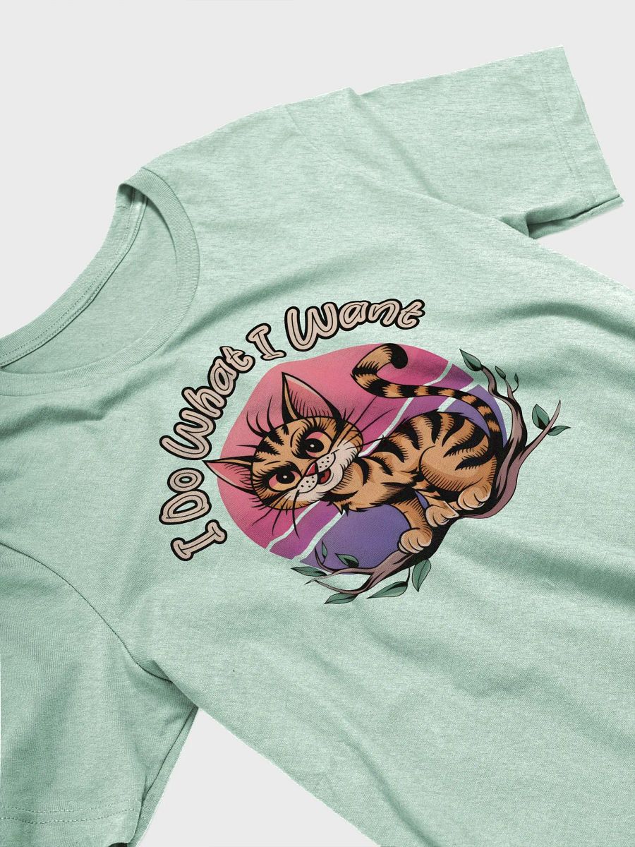 Mischievous Cat 'I Do What I Want' T-Shirt product image (29)