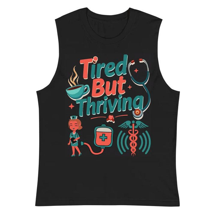 Thriving Nurse Muscle Tank product image (3)