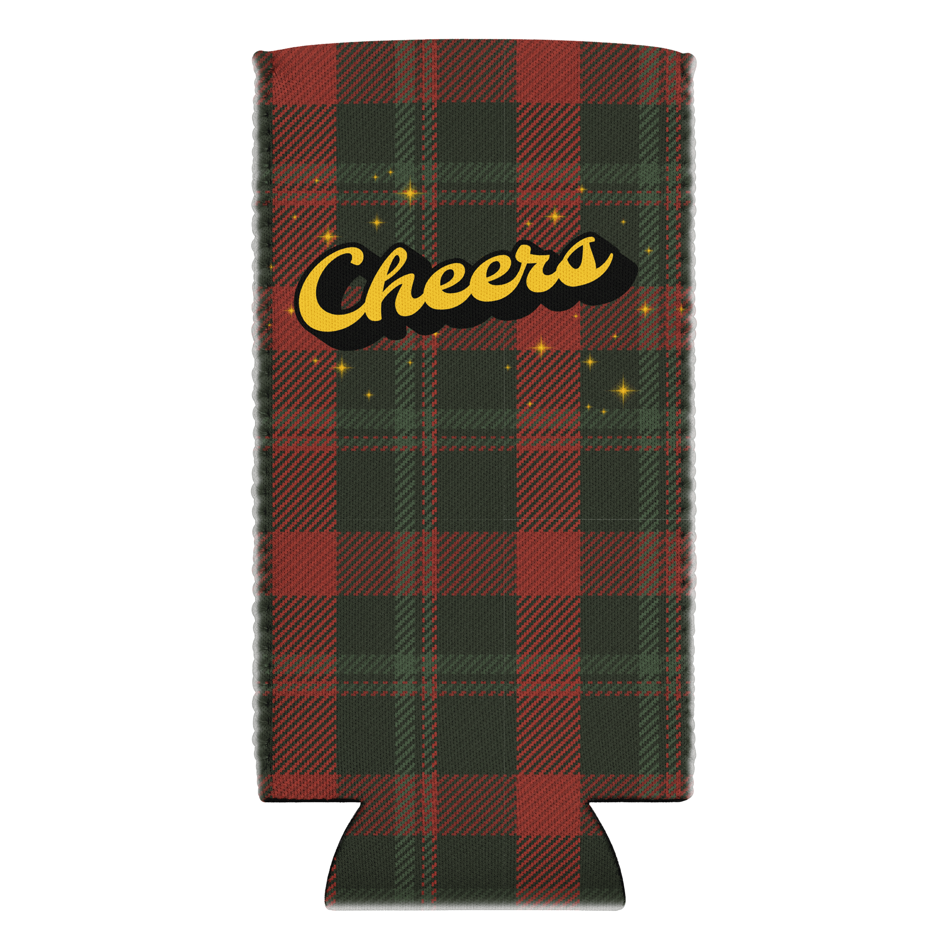 Cheers Coozie - Green Plaid product image (1)